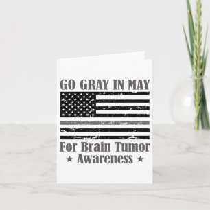 Tarjeta Gris En Mayo Concienciación Sobre El Tumor Del Cer