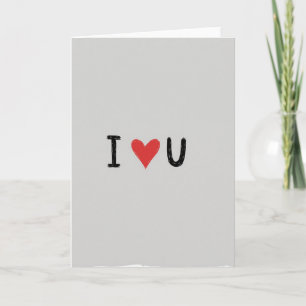 Tarjeta Gris Te Amo