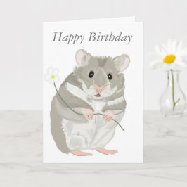 Tarjeta Gris y martillo blanco