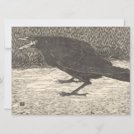 Tarjeta Gritando a Crow (por Jan Mankes)