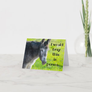 TARJETA GRITANDO ***FELIZ CUMPLEAÑOS*** DE GUAY DONKEY
