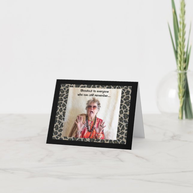 Tarjeta Gritos a mi gente que no puede recordar ayer (Anverso)