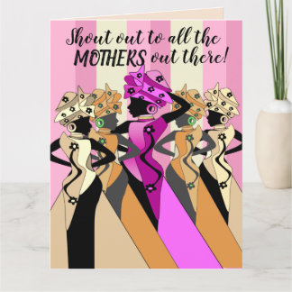 Tarjeta Gritos a todas las madres, Día de la Madre