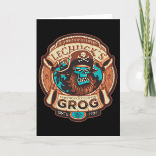 Tarjeta Grog de Lechuckss - Cerveza Artesanal - Monkey Isl