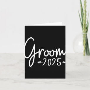 Tarjeta Groom Est. 2025 Obtención del compromiso del Boda 