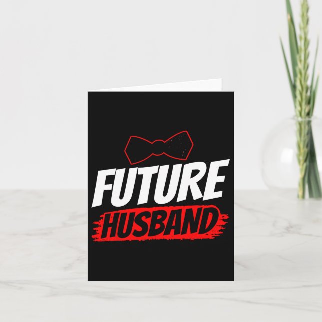 Tarjeta Groom, Fiesta de futuros esposos, dice Bachelor We (Anverso)