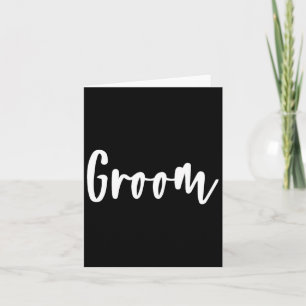 Tarjeta Groom - Fiesta de soltero que se prepara para la b