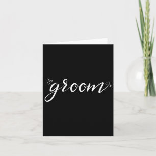 Tarjeta Groom Y Bride Trajes De Coincidencia Boda Just Mar