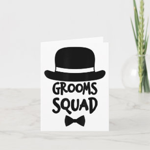 Tarjeta Grooms Squad Shirt White Para El Partido Del Solte