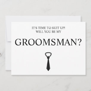 Tarjeta Groomsman de descarga digital, Groomsmen y