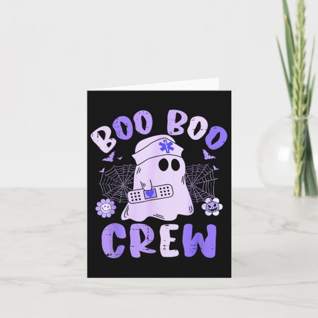Tarjeta Groovy Boo Boo Crew Enfermera Fantasía Divertida M (Anverso)
