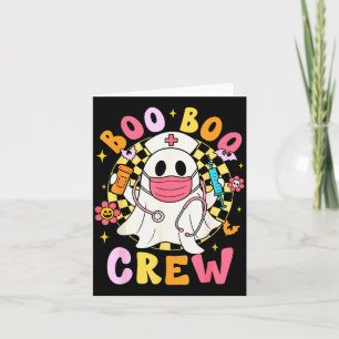 Tarjeta Groovy Boo Boo Tripulación Enfermera Divertido Fan