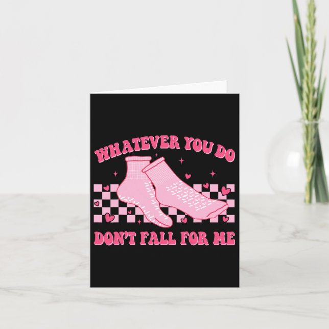 Tarjeta Groovy Cualquiera Que Hagas No Te Quedes Conmigo S (Anverso)