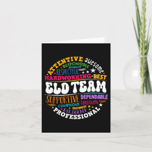 Tarjeta Groovy Eld Team Crew English Language Development