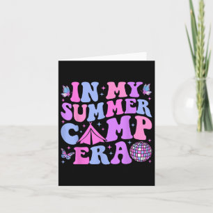 Tarjeta Groovy En Mi Campamento De Verano