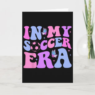 Tarjeta Groovy En Mi Era Del Fútbol Jugador De Fútbol Chic