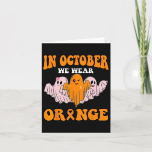 Tarjeta Groovy Ghost Adhd Awareness En Octubre Usamos Ora