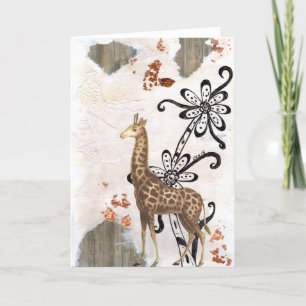 Tarjeta Groovy Giraffe