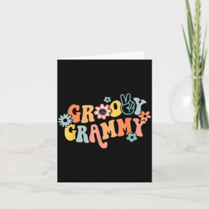 Tarjeta Groovy grammy uno agradecido grammy día de San Val