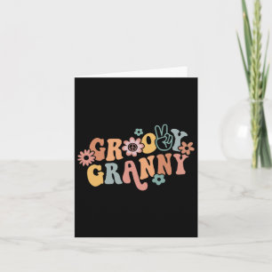 Tarjeta Groovy Granny One Agradecimiento Granny Día de Acc