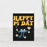 Tarjeta Groovy Happy Pi Day Mathematics Teacher Pi Da<br><div class="desc">Groovy Happy Pi Day Mathematics Math Teacher Pi Day 3.14 1</div>