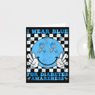 Tarjeta Groovy Llevo Azul Para El Día De Concienciación So