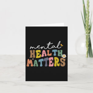 Tarjeta Groovy Mental Health S Human Braille Awarene