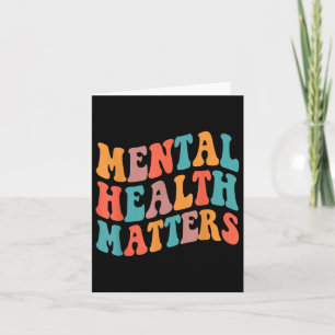 Tarjeta Groovy Mental Health S Human Braity Awareness