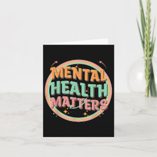 Tarjeta Groovy Mental Health S Human Mental Awareness