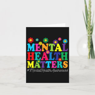 Tarjeta Groovy Mental Health S Mon Sensibilización sobre S
