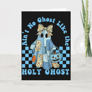 Tarjeta Groovy No Hay Fantasma Como El Espíritu Santo Cris