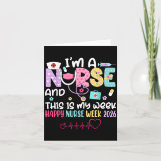 Tarjeta Groovy Nurse Healthcare Hospital Nurse Happy Nurse