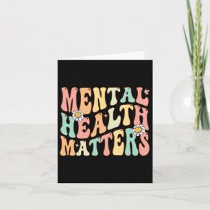 Tarjeta Groovy Problemas de Salud Mental Enfermedad Cerebr