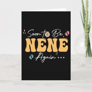 Tarjeta Groovy Pronto Será Nene De Nuevo Día Del Padre