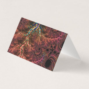 Tarjeta Groovy Psicodélico Trippy Funky Colorido Fractal