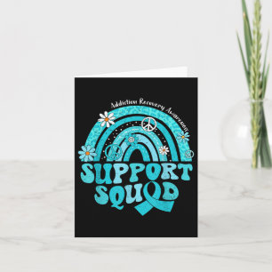 Tarjeta Groovy Support Squad Rainbow Addication Recovery A