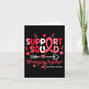 Tarjeta Groovy Support Squad Red Ribbon Consciente del Cán