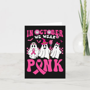 Tarjeta Groovy Wear Rosa Guerrera del Cáncer de Seno Fanta