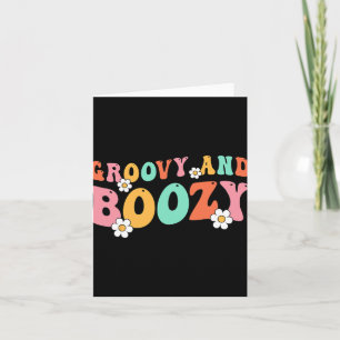 Tarjeta Groovy Y Boozy Bride Bride La Briada De Novias Gro