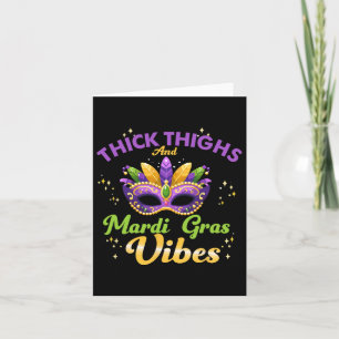 Tarjeta Grosso peso Mardi Gras vibes New Orleans Fiesta Gr