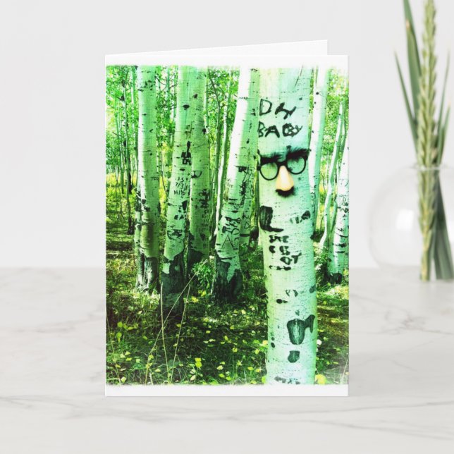 Tarjeta Groucho hace el bosque (Anverso)