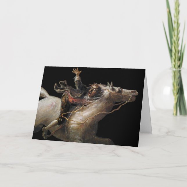 Tarjeta Grúa de Ichabod del hueco soñoliento (Anverso)