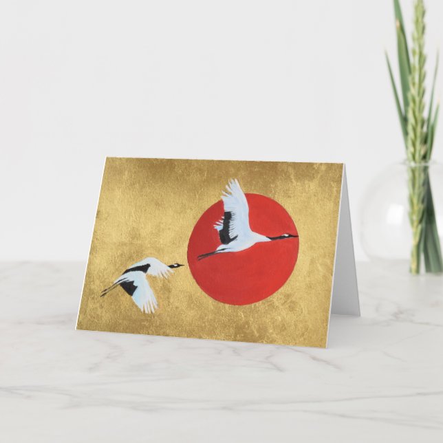 Tarjeta Grúa japonesa (Anverso)