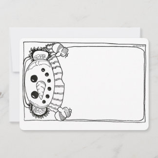 Tarjeta gruesa de resoluciones de Año Nuevo 2025