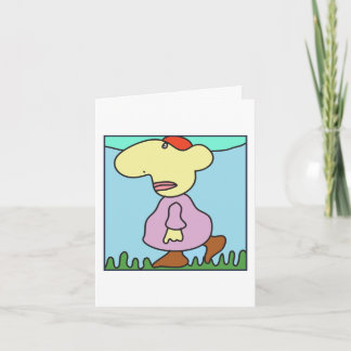 Tarjeta Grumpy va a caminar carta de Denis Gaston Art