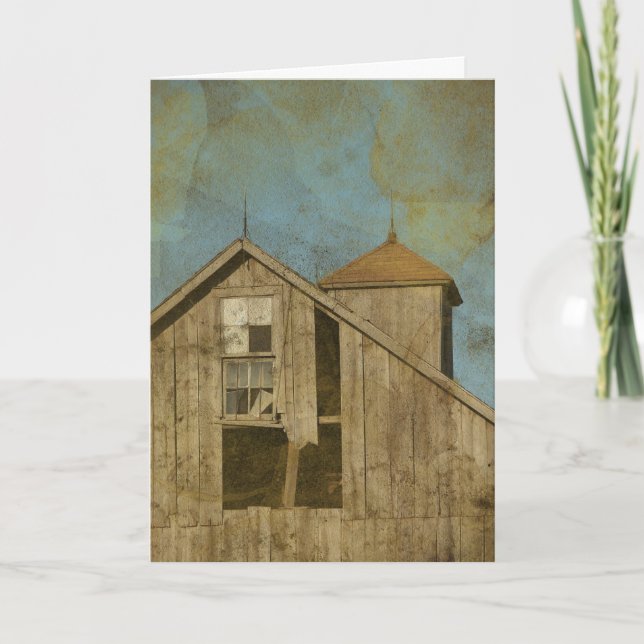 Tarjeta Grunge Barn (Anverso)