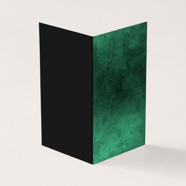Tarjeta Grunge oscuro - verde (Exterior)