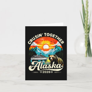 Tarjeta Grupo A de Amigos Familiares del Cruise Alaska 202