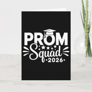 Tarjeta Grupo de baile de graduación 2026 Fiesta de gradua