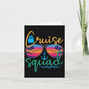 Tarjeta Grupo de Crucero 2025 Vacaciones Familiares en la